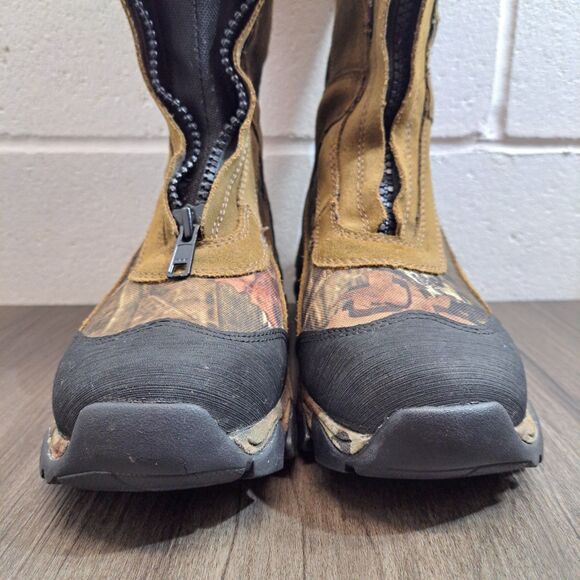 Cabelas Goretex Insulated Camo Hunting/Winter Boots With Front Zipper Men's 6.5M - Picture 5 of 10